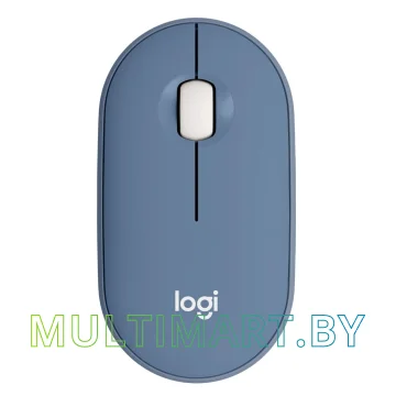 Мышь Logitech M350 Pebble (темно-синий)